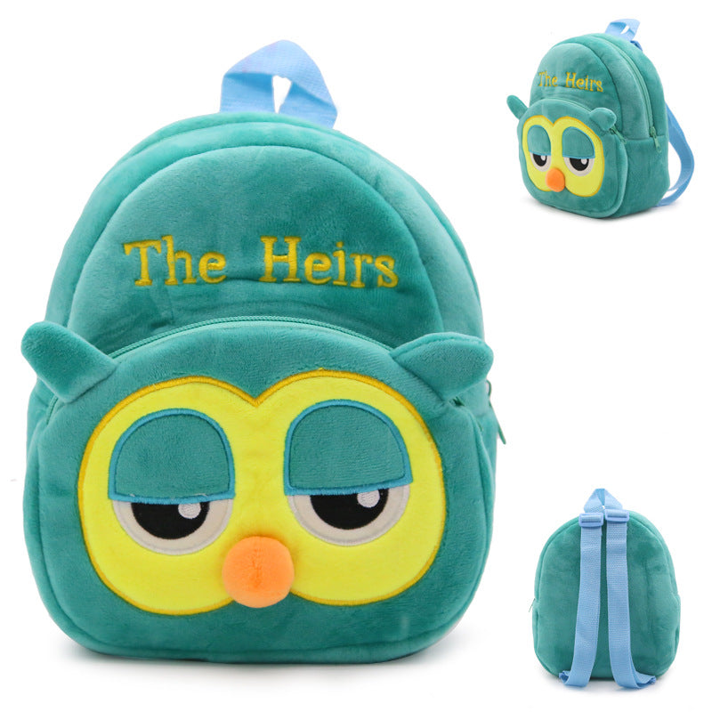 Children's Customized Printing Cartoon Plush Toy Children's Backpacks