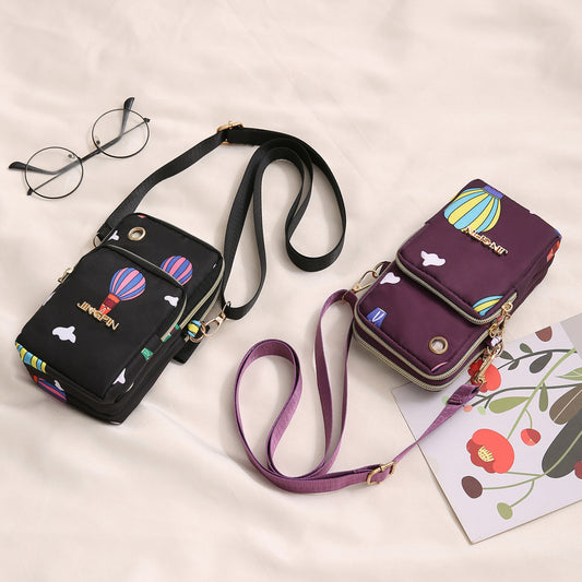 Women's Nylon Cloth Mobile Running Oxford For Phone Bags