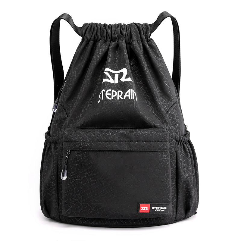 Nylon Large Capacity Stylish Adjustable Drawstring Sports Backpacks