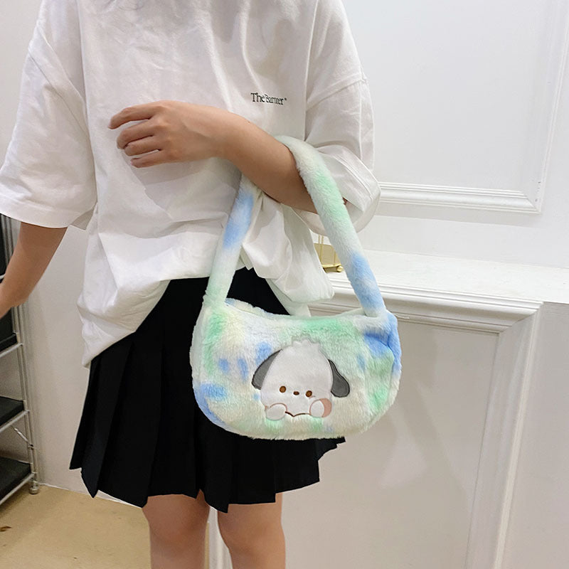 Children's Cartoon Cute Prize Claw Doll Fabric Children's Shoulder Bags