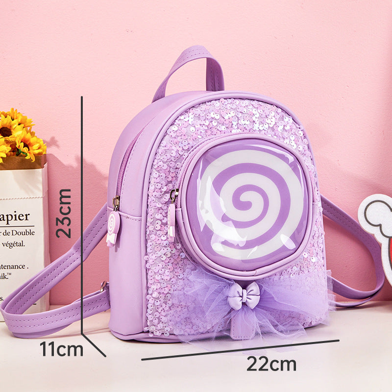 Children's Leisure Lollipop Small Light Cute Fashion Children's Backpacks