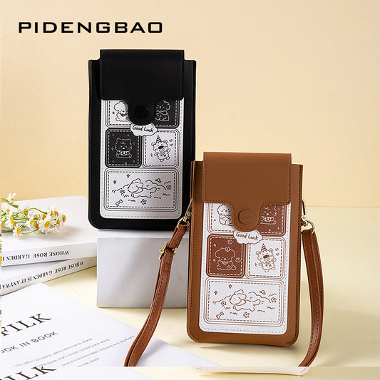 Women's Touch Screen Mobile Cute Thin Mini Phone Bags