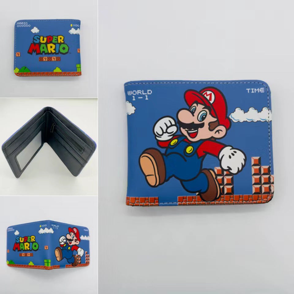 Women's & Men's & Mary Short Fashion Trend Mario Ladies Wallets