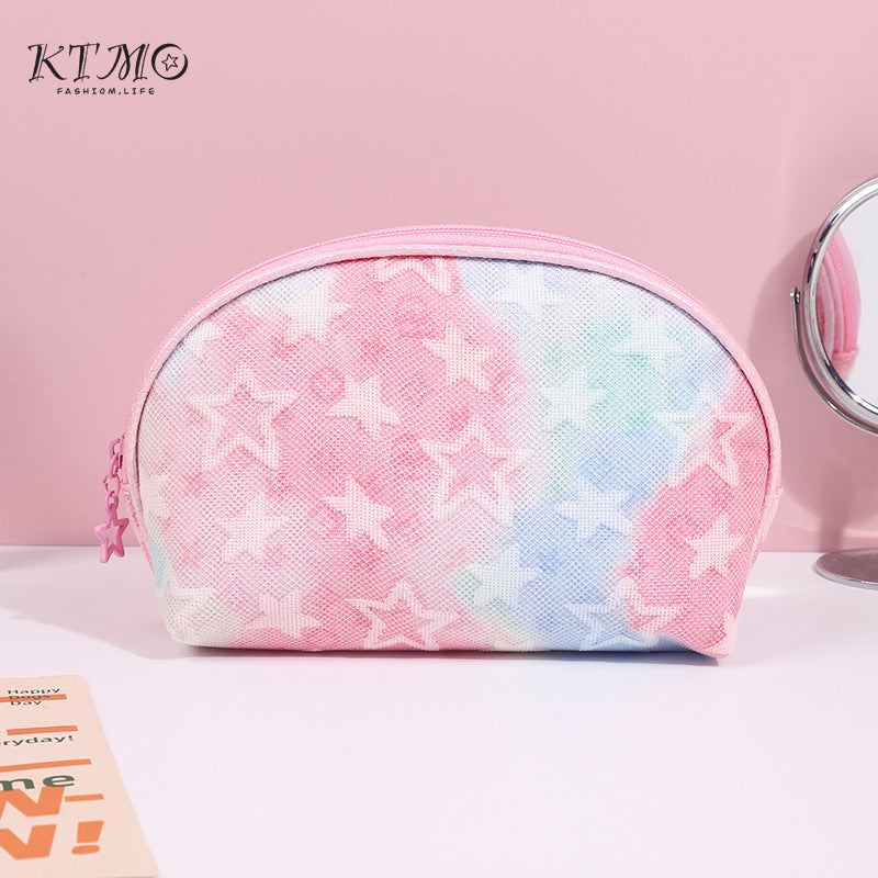 Storage Advanced Gradient Pink Five-pointed Star Bags