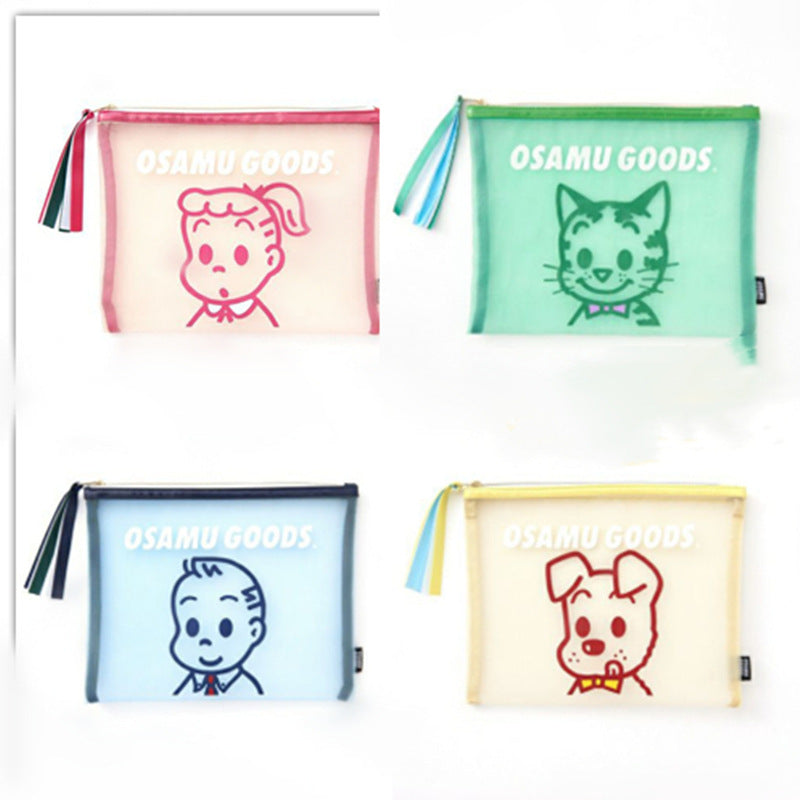 Cute Mesh Transparent Lightweight Small-size Portable Cosmetic Bags