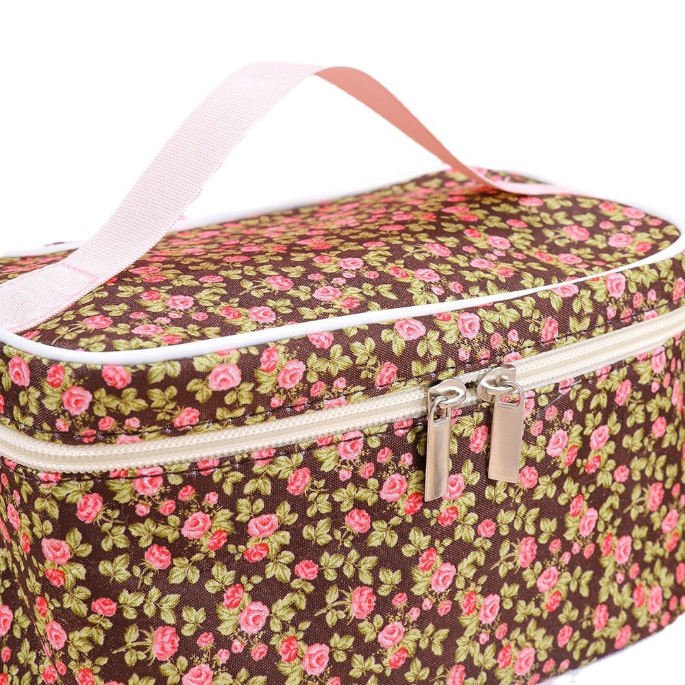 Floral Large Capacity Wind Square Good-looking Portable Bags