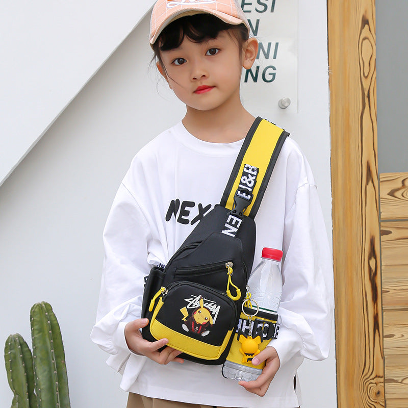 Children's Luminous Cute Trendy Boy Mocking One Children's Waist Packs