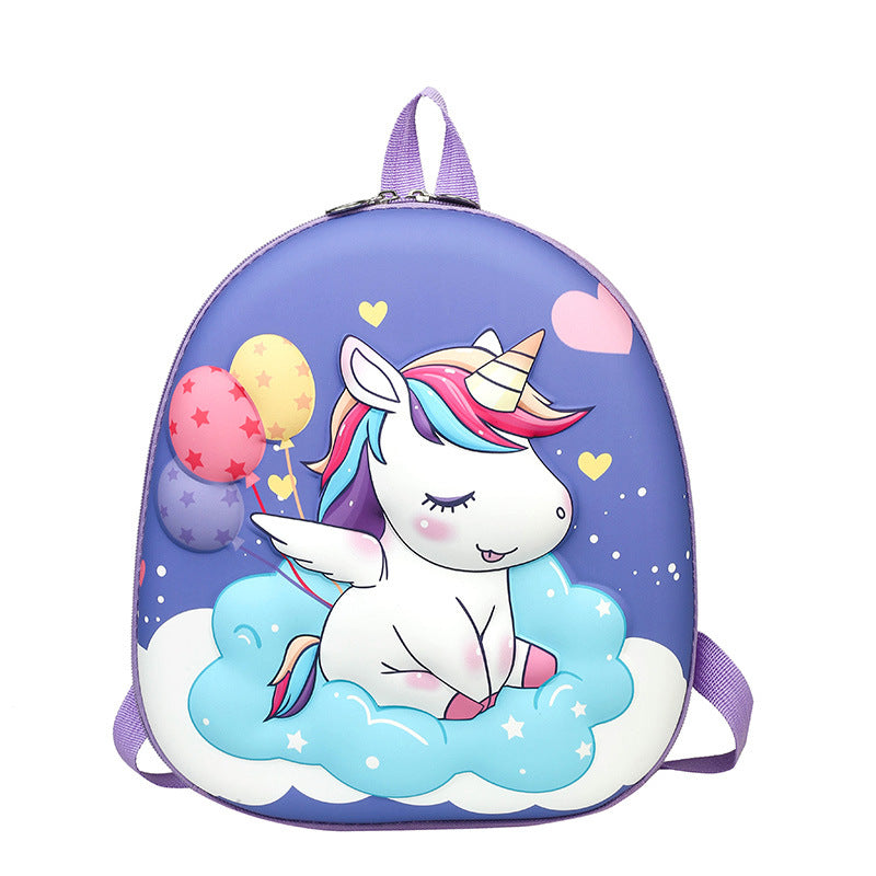 Children's Hard Shell Cute Unicorn Dinosaur Cartoon Kindergarten School Bags