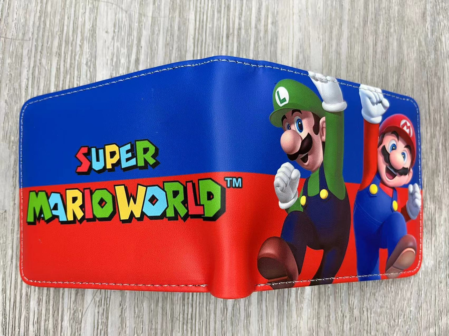 Super Mary Short Mario Unisex Leather Ladies Wallets