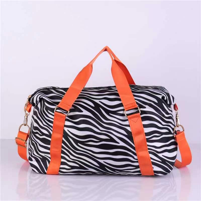 Women's Cows Pattern Fashion Trendy Storage Short Travel Bags