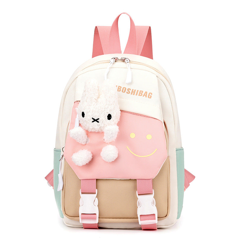 Children's Cartoon Cute Portable Burden Alleviation Kindergarten School Bags