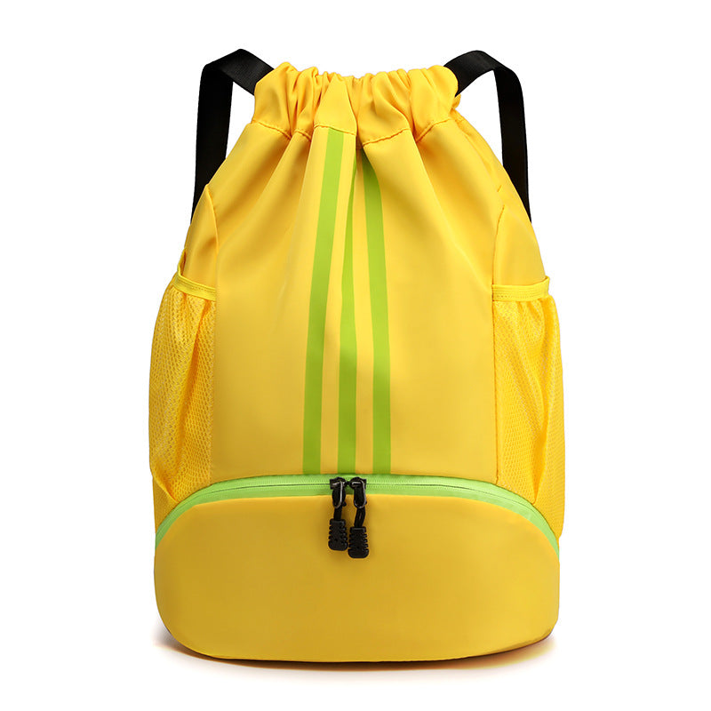 Solid Color Fitness Drawstring Pull String Oxford Bags