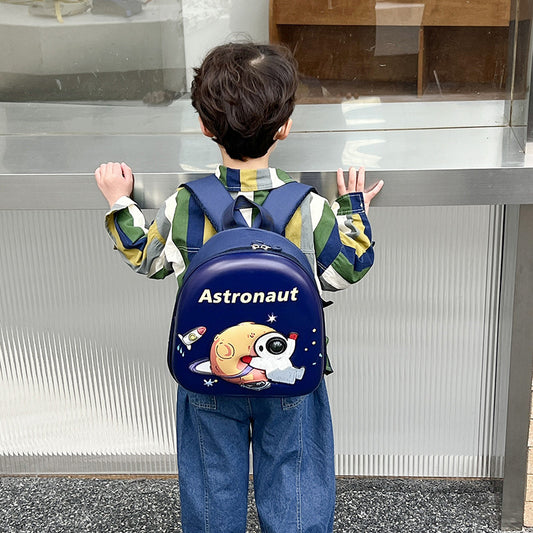 Boys Junior Cartoon Dinosaur Cute Egg Backpacks