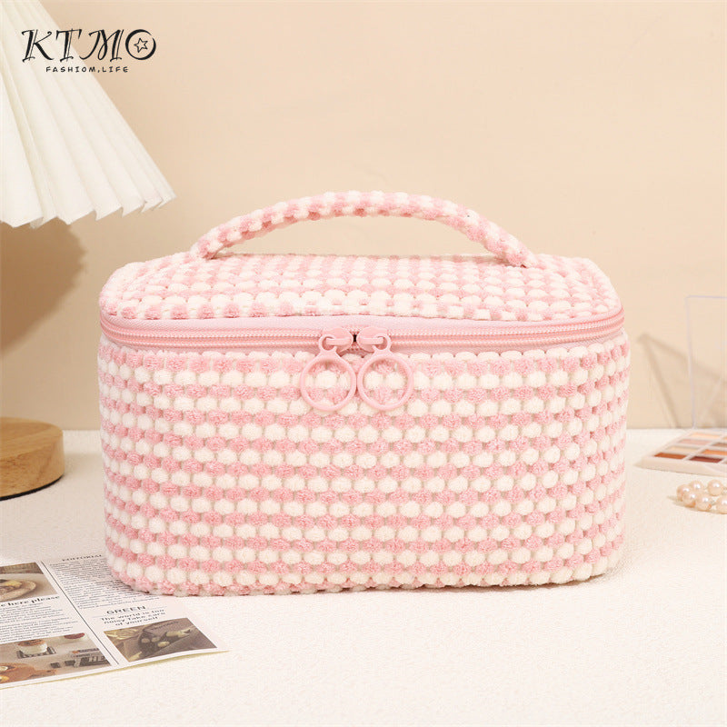 Flannel Wash Skin Care Cosmetics Storage Cosmetic Bags