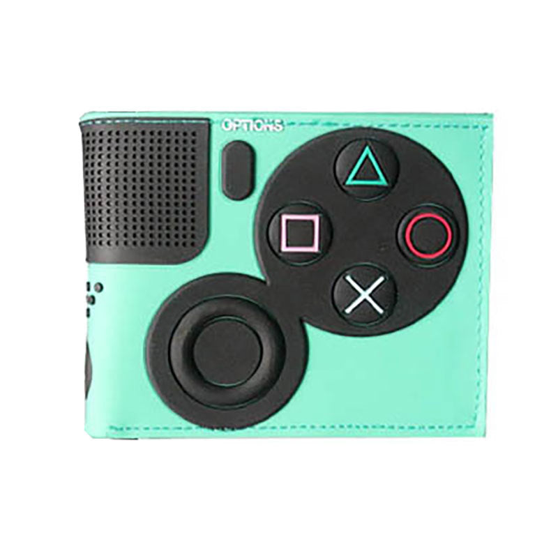 Game Console Pattern Control Button Short Ladies Wallets