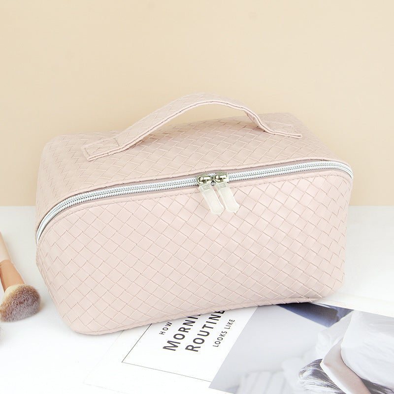 Portable Woven Large Capacity Good-looking Advanced Cosmetic Bags