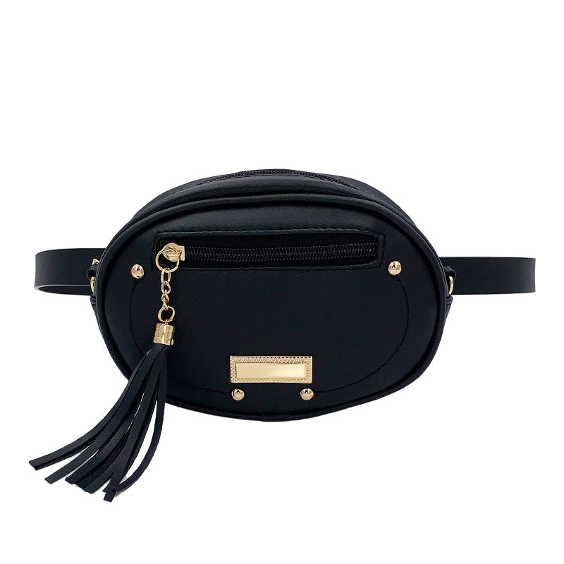 Women's Elegant Creative Fashion Tassel Oval Waist Packs