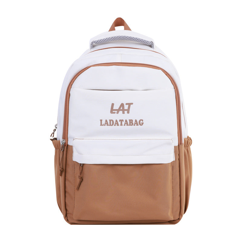 American Retro Easy Matching Female Junior High Large Capacity Middle School Students' Schoolbags