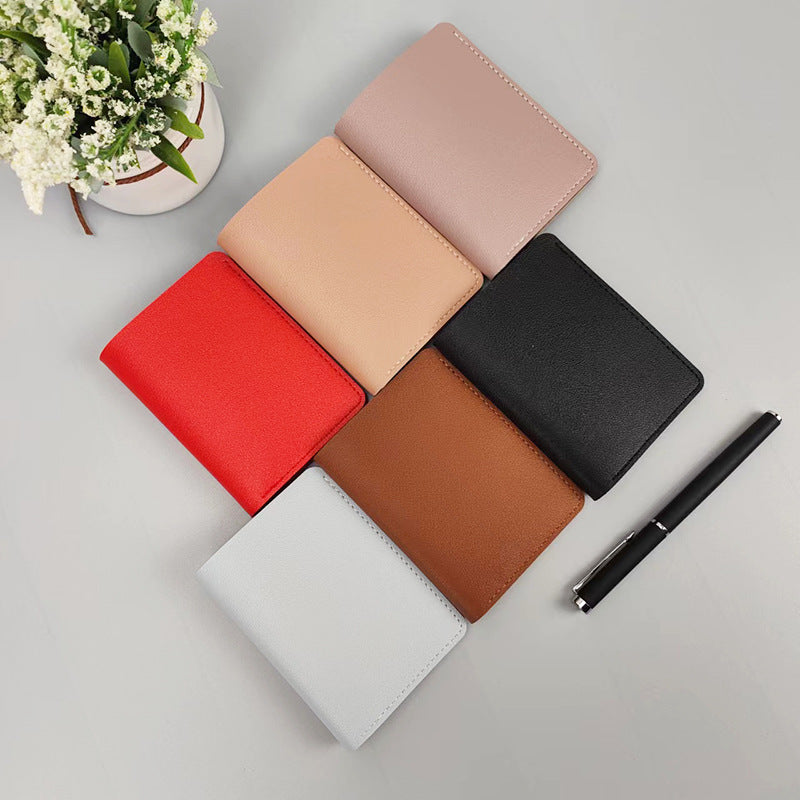 Women's Small Simple Short Female Thin Multiple Ladies Wallets