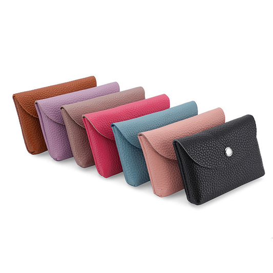 Women's Soft First Layer Cowhide Small Simple Coin Purses