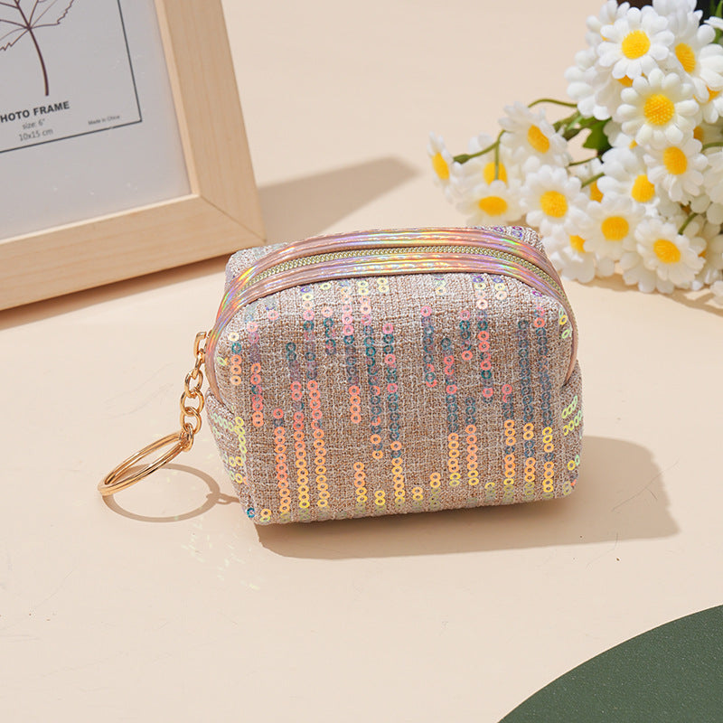 Sequins Cute Niche Classic Style Small Simple Coin Purses