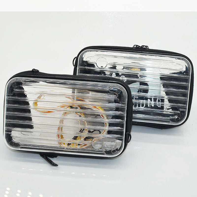 Women's Transparent Overnight Wash Portable Storage Box Cosmetic Bags