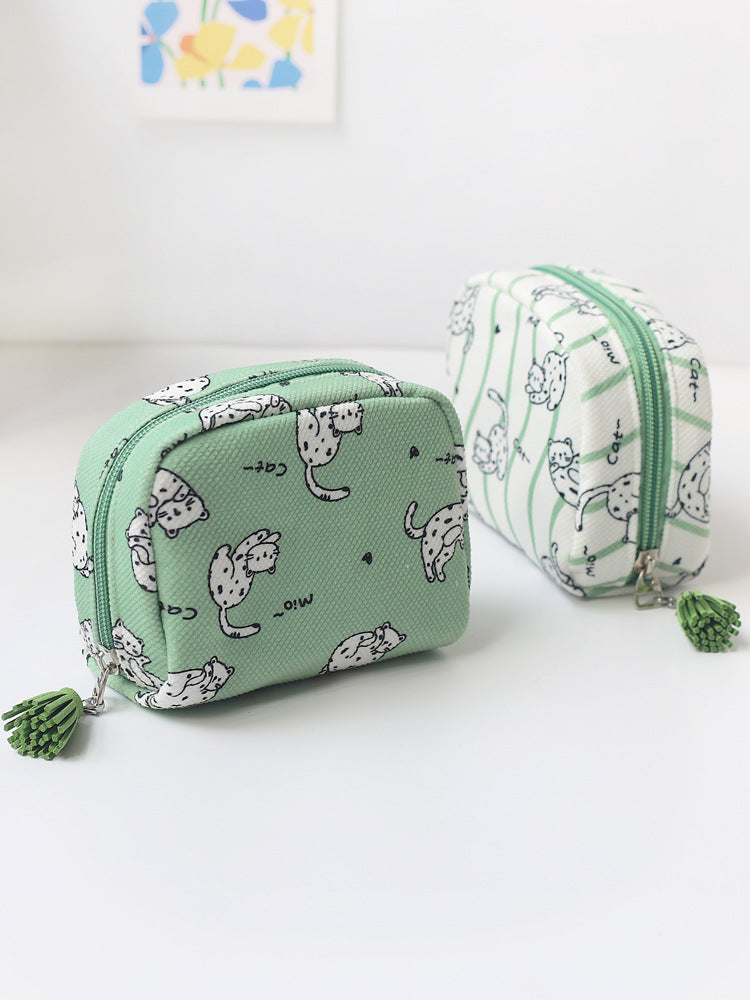 Korean Style Cute Small Portable Sanitary Cosmetic Bags