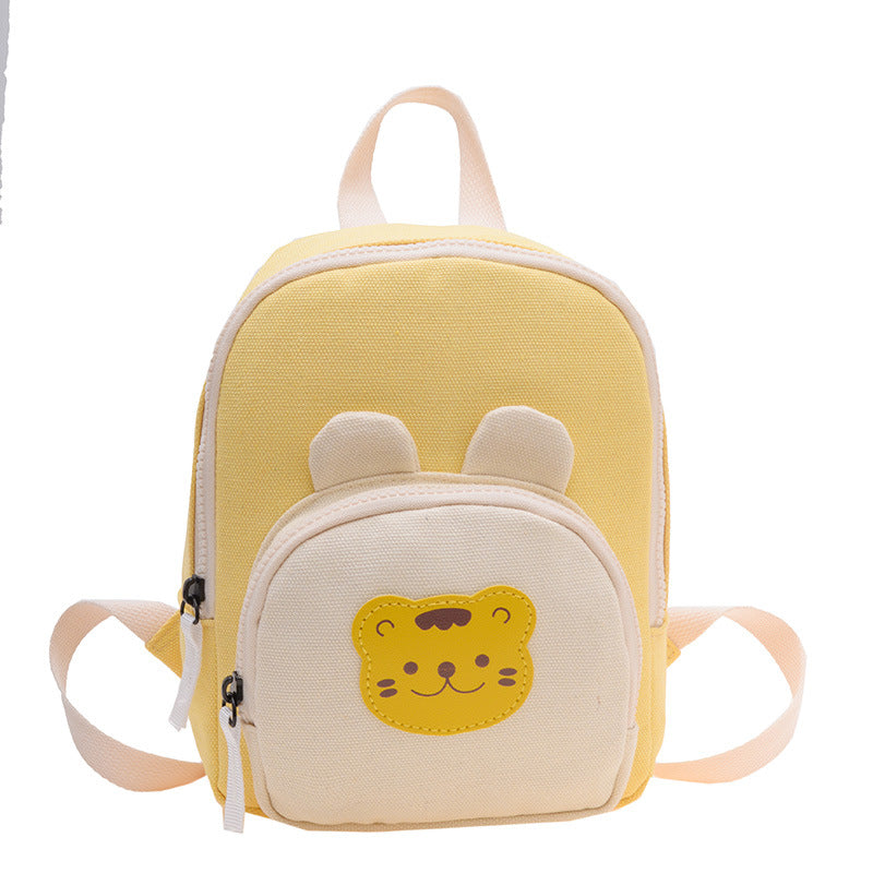 Children's Canvas Korean Style Cute Small Boys Backpacks