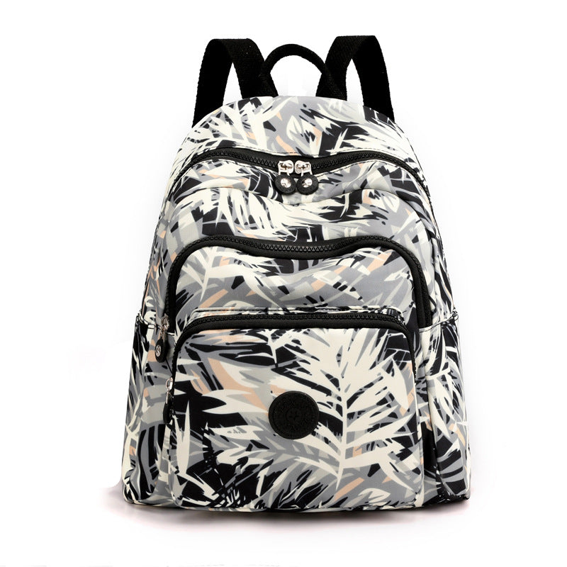 Women's Leisure Nylon Printed Large Capacity Fashion Backpacks