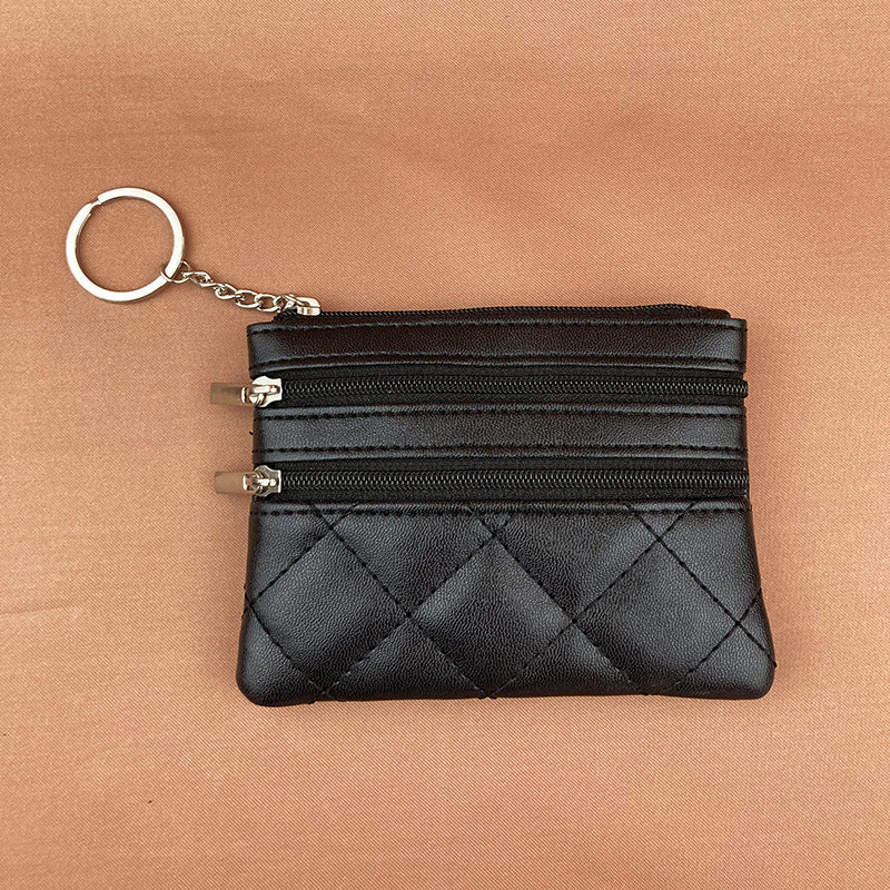 Women's Rhombus Clutch Niche Korean Large Capacity Coin Purses