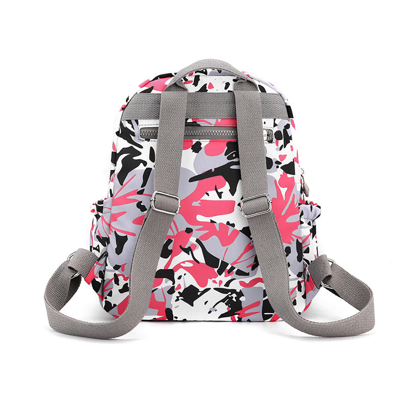 Women's Oxford Cloth Large Capacity Simple Stylish Backpacks