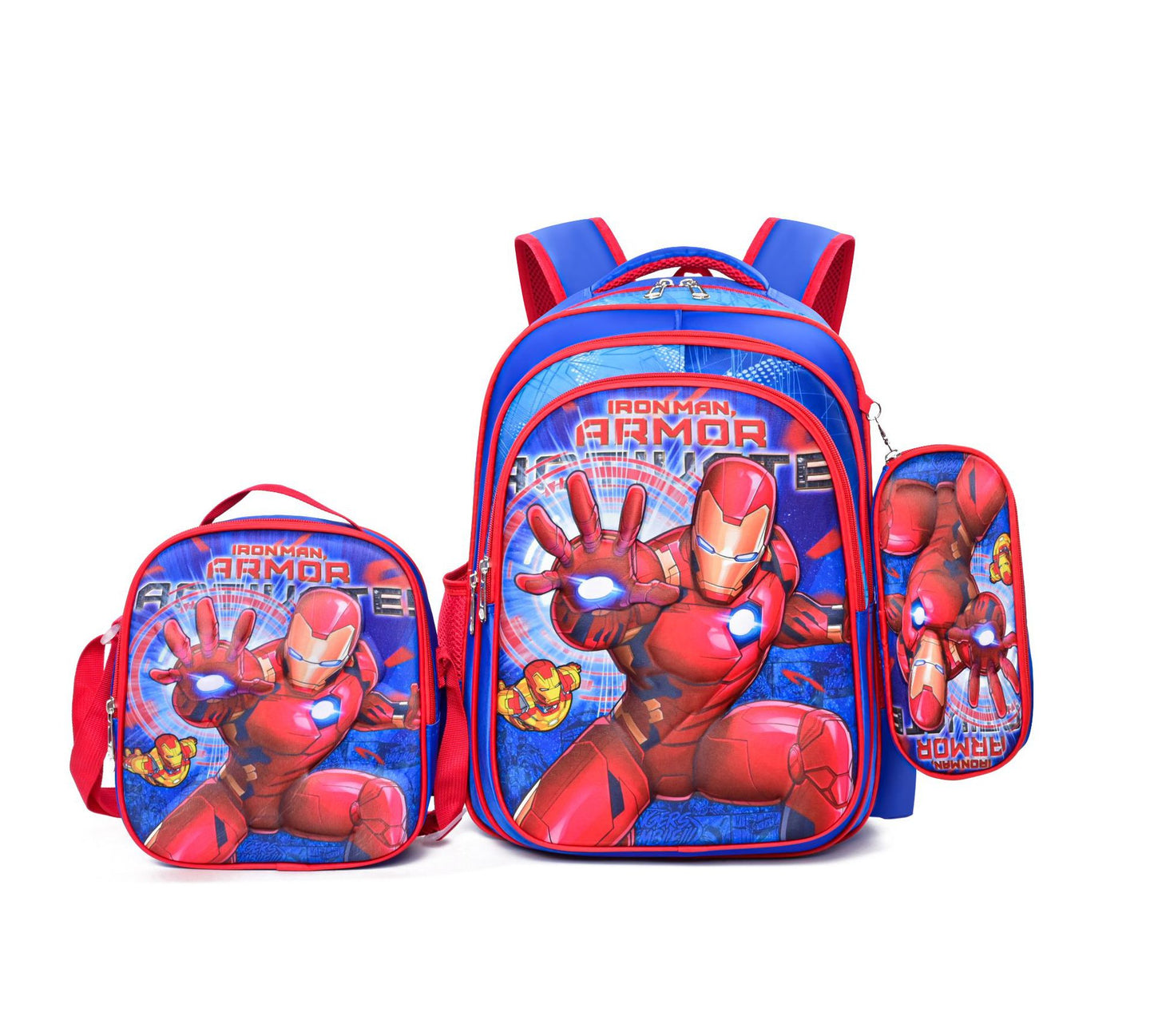 Cool Primary Set Cartoon Pencil Lunch Bags