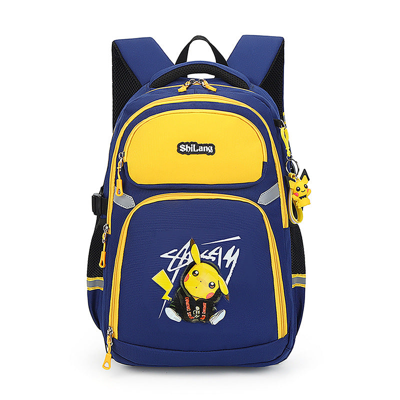 Capacity Cartoon Animation Primary Boy Grade Elementary School Students' Schoolbags