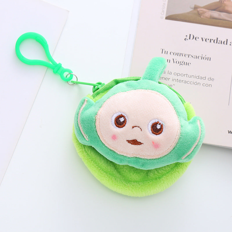 Color Doll Hairstyle Mini Storage Small Pendant Bags