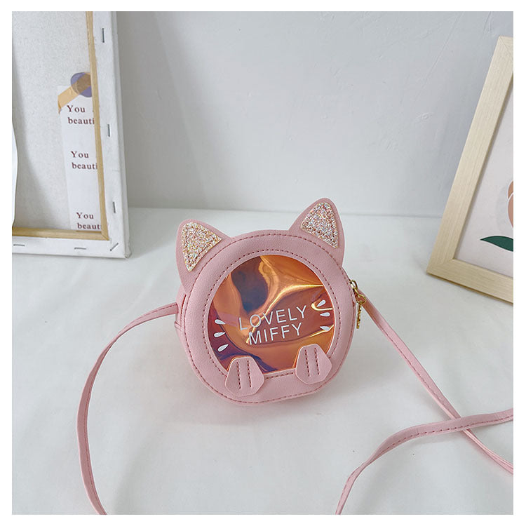 Porte-monnaie pour enfants, chat de Style occidental, mignon petit porte-monnaie pour enfants