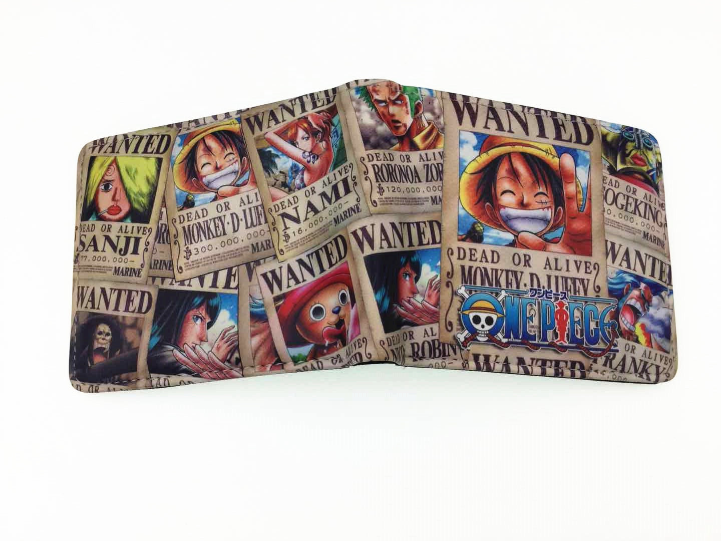 Piece Anime Peripheral Short Trendy Unique Ladies Wallets