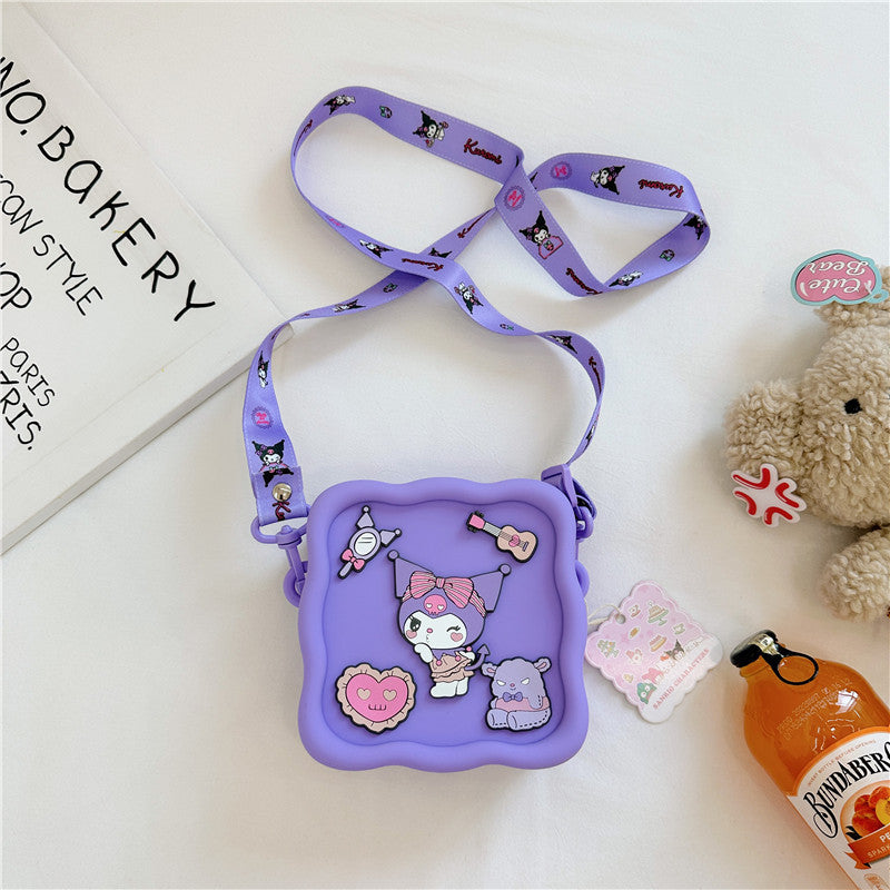 Children's Creative Fun Patch Cartoon Silicone Small Children's Coin Purse