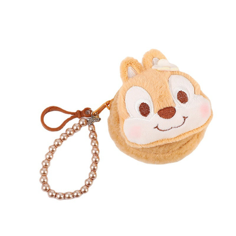 Head Earphone Fashion Solid Color Mini Claw Machine Coin Purses