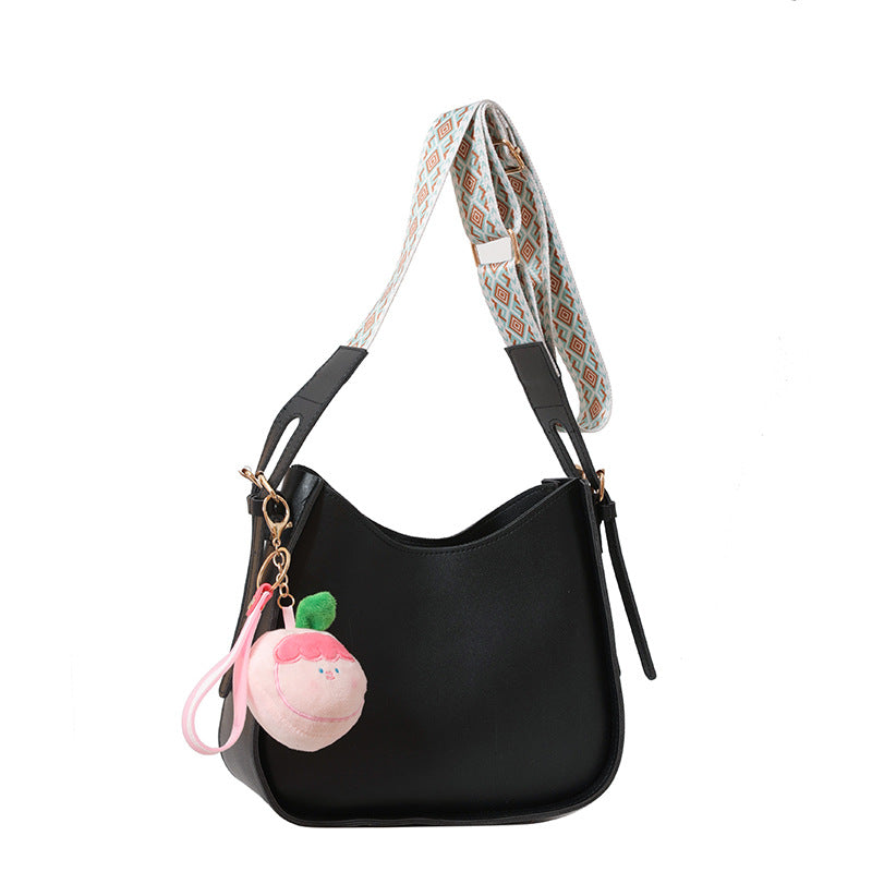 Women's Western Style Color-matching Cute Fashion Pendant Shoulder Bags