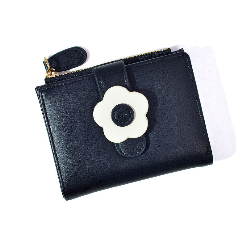 Flower Lady Solid Color Simple None Ladies Wallets