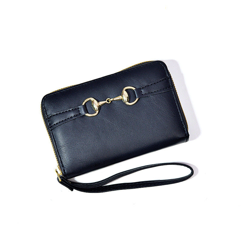 Women's Long Hardware Korean Style Simple Single Ladies Wallets