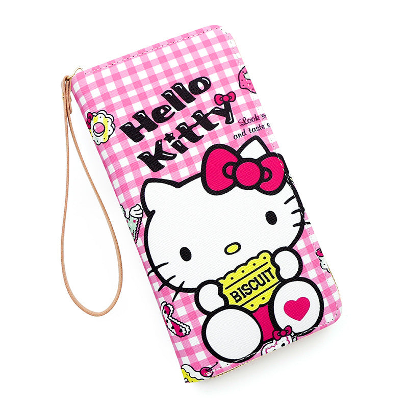 Trendy Classic Mini Cartoon Long Carry-on Ladies Wallets