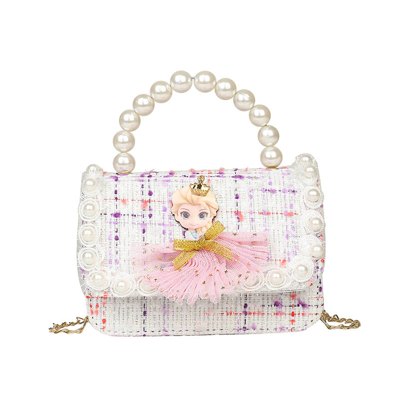 Porte-monnaie pour enfants, princesse à la mode, Style classique, nœud mignon