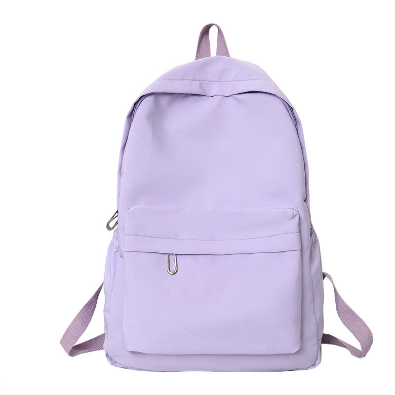 Large Capacity Fashionable Korean Style Solid Backpacks