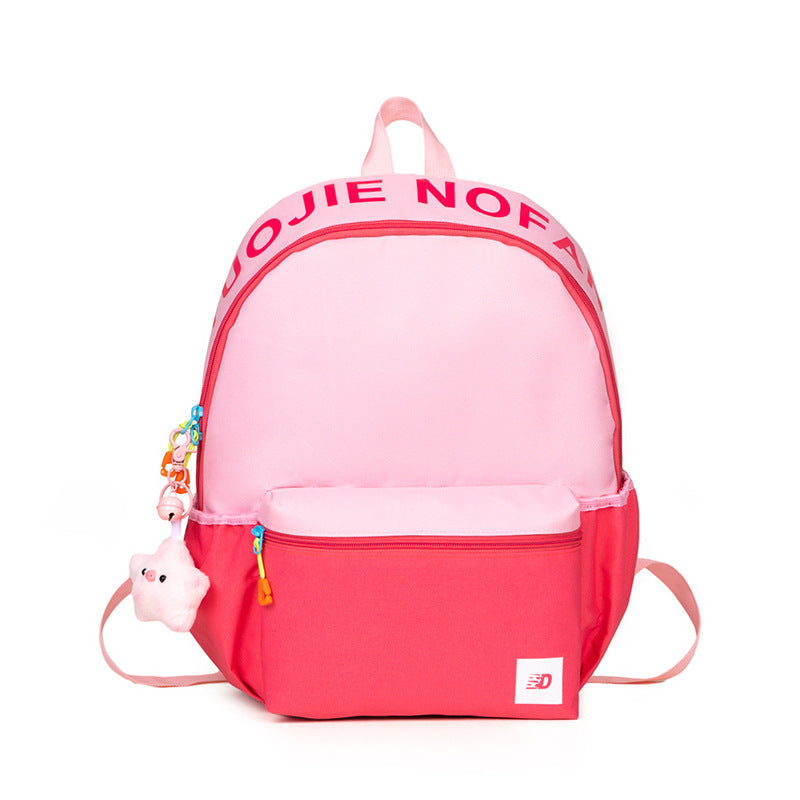 Men's Contrast Color Female Junior High College Middle School Students' Schoolbags