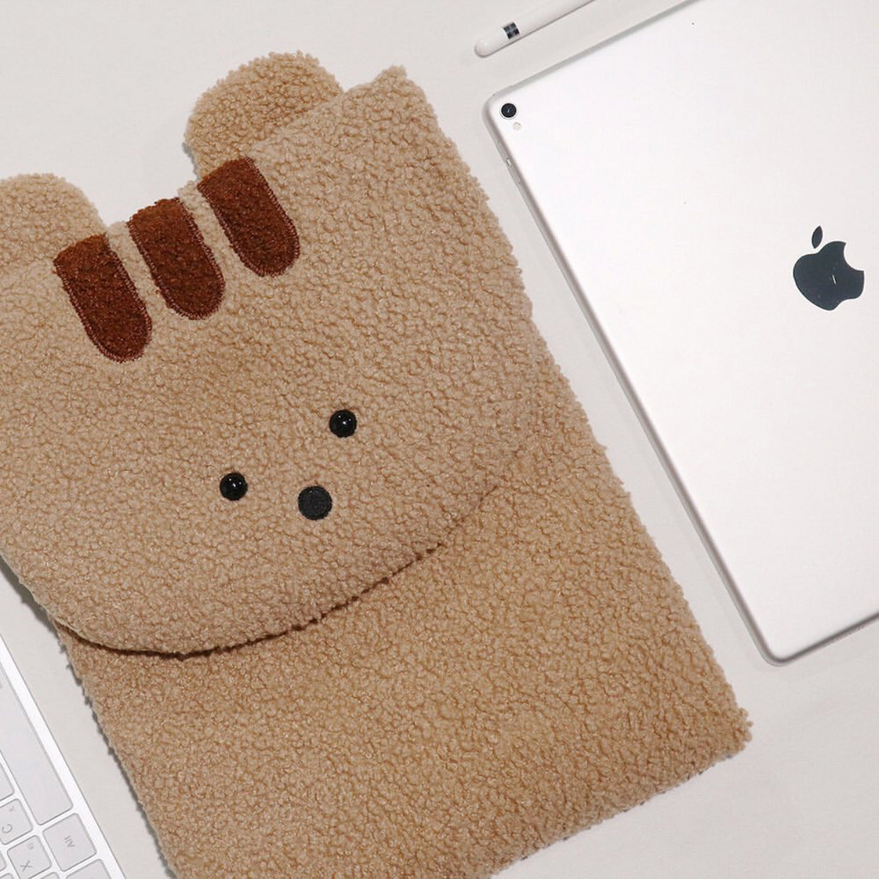 Plush Embroidery Cute Animal Pc Notebook Tablet Bags