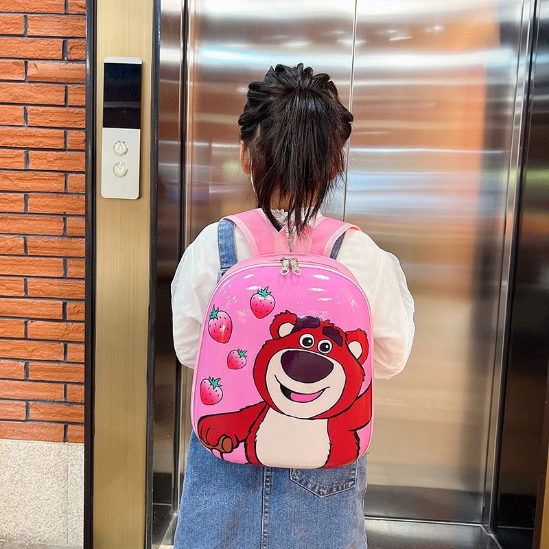 Children's Boy Duck Cute Hardshell Strawberry Bear Kindergarten School Bags