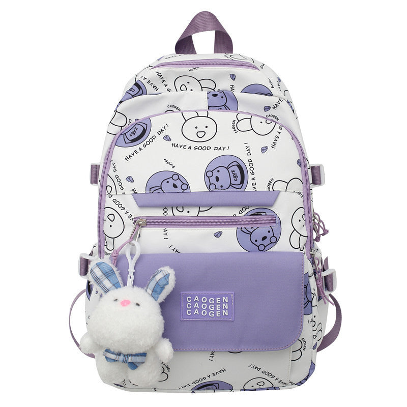 Senior High Female Korean Style Simple Backpacks