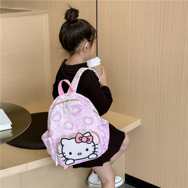 Children's Female Cute Clow Years Old Leisure Children's Backpacks