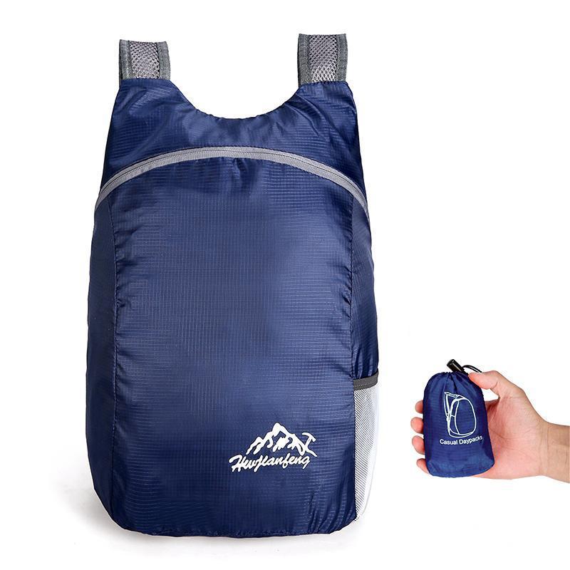 Women's & Men's & Folding Storage Skin Waterproof Printed Sports Backpacks